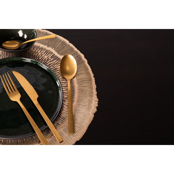 Tányéralátét arany színben, ⌀ 38 cm - Tiseco Home Studio-image-1