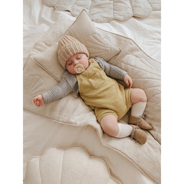 Bézs len ágynemű szett Sand - Moi Mili-image-4