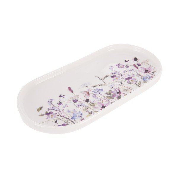 Fehér-lila porcelán  szervírozó tányér Louka – Orion-image-2