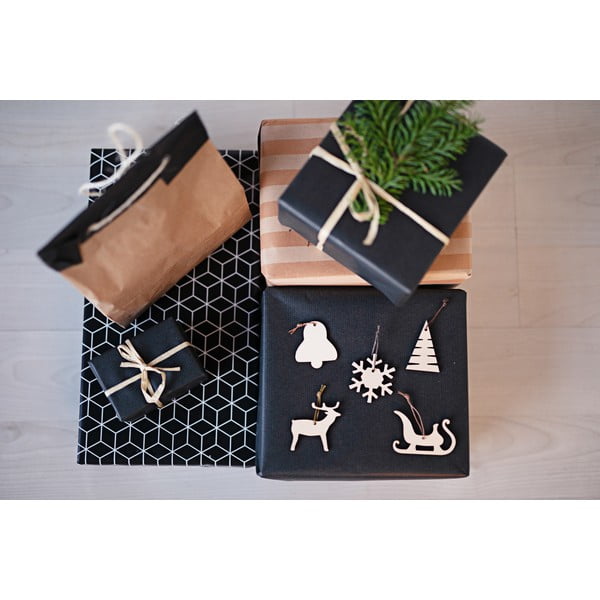 Medium 10 db-os fa karácsonyi dekoráció szett - Spira-image-2