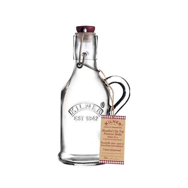 Csatos likőrtartó üveg, 0,2 l - Kilner-image-1