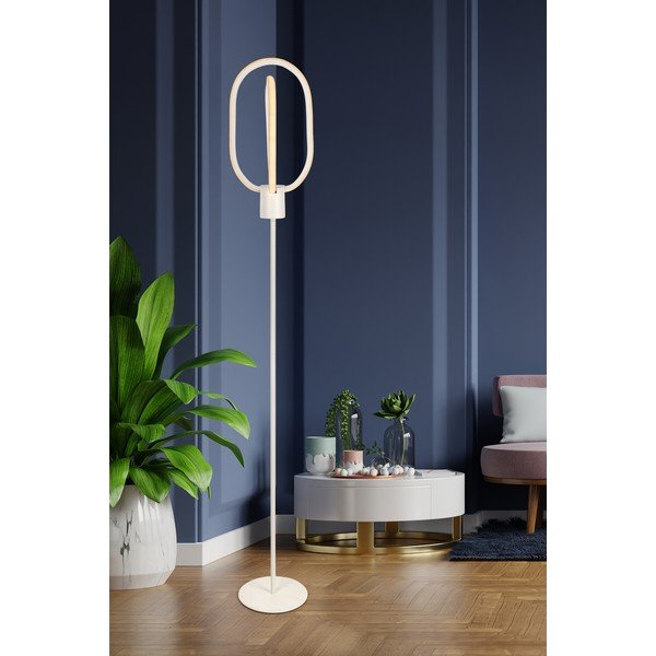Fehér LED állólámpa (magasság 132 cm) Goktug – Squid Lighting-image-1
