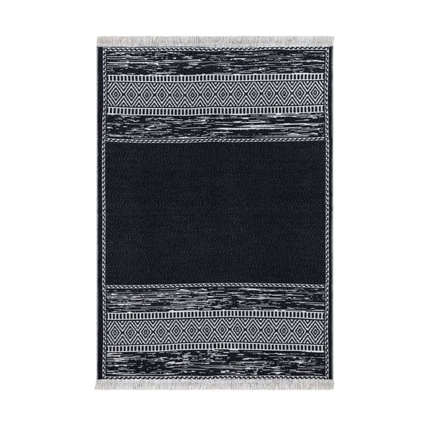 Duo fekete-fehér pamut szőnyeg, 160 x 230 cm - Oyo home