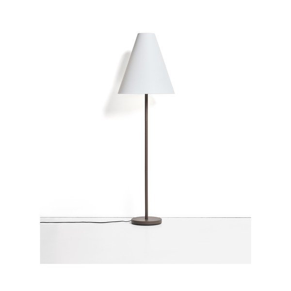Barna állólámpa textil búrával (magasság 153 cm) Navat – Kave Home-image-4