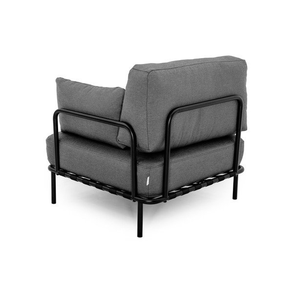 Sötétszürke párnázott kerti fotel Salve – Sit Sit-image-4