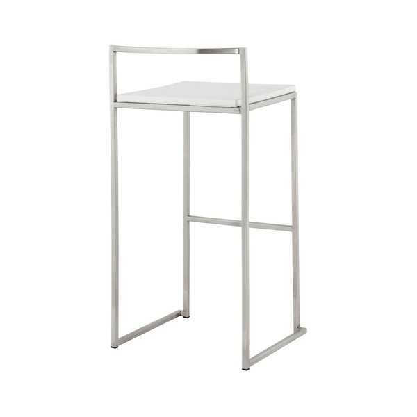 Meto bárszék fehér üléssel, ülésmagasság 74 cm - Kokoon-image-4