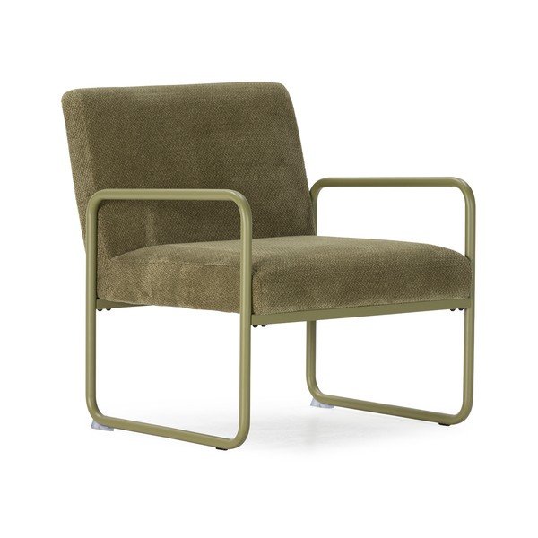 Zöld zsenília fotel Vince – MOME