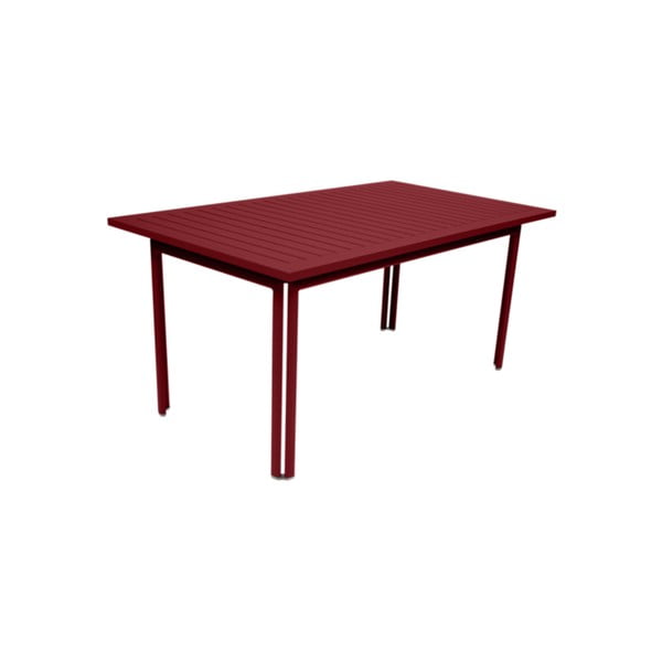 Costa piros kerti fém étkezőasztal, 160 x 80 cm - Fermob