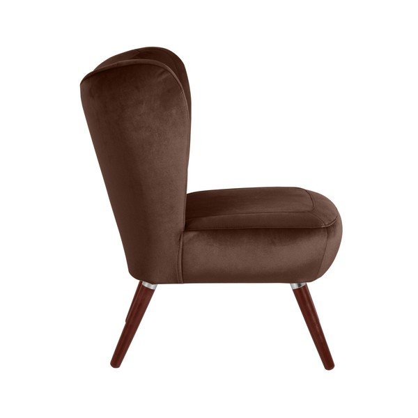 Sari Velvet sötétbarna fotel - Max Winzer-image-2