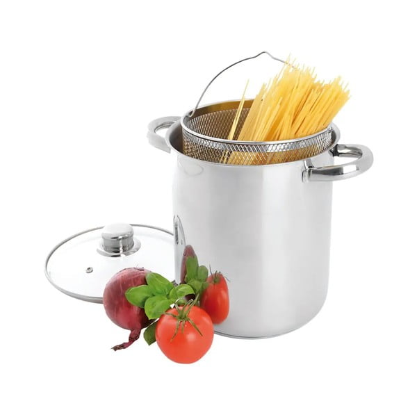 Indukciós tűzhelyhez alkalmas rozsdamentes acél edény 4 l Anett – Orion-image-1