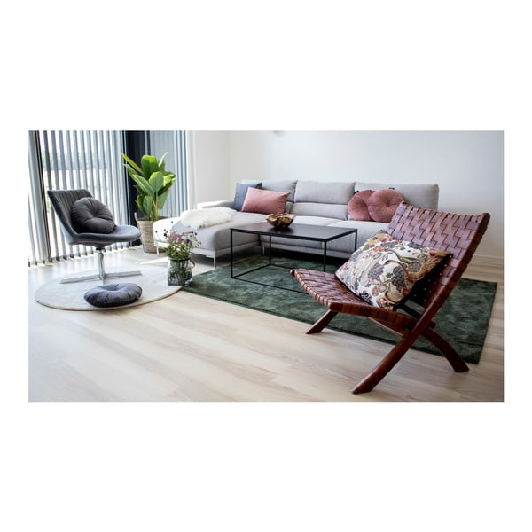 Montana összecsukható szék teakfából és bőrből - House Nordic-image-1