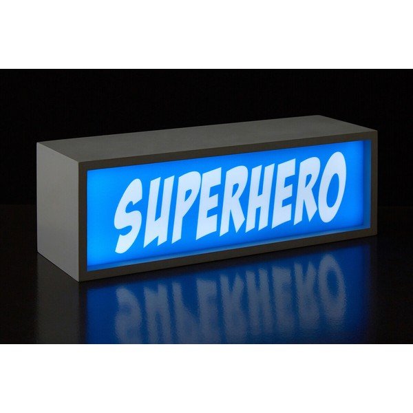 Kék elemmel működő fénydekoráció Superhero – Premier Housewares-image-1
