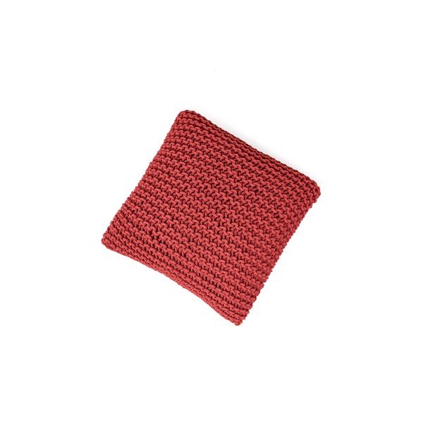 Piros kötött puff Knit – Bonami Essentials-image-3