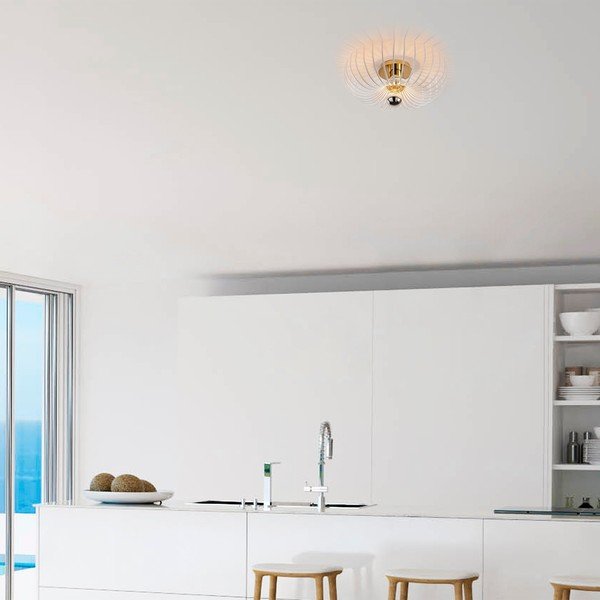 Fehér mennyezeti lámpa ø 36 cm Aspendos – Opviq lights-image-2