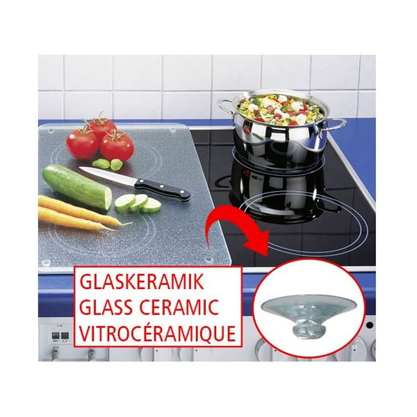 Edzett üveg tűzhely fedőlap szett 2 db-os 30x52 cm Caprese – Wenko-image-1