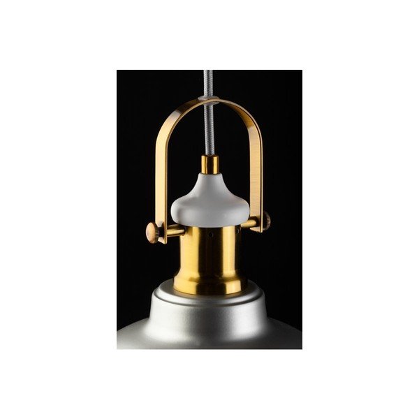 Ezüstszínű függőlámpa fém búrával ø 22 cm Zenit – GTV-image-2