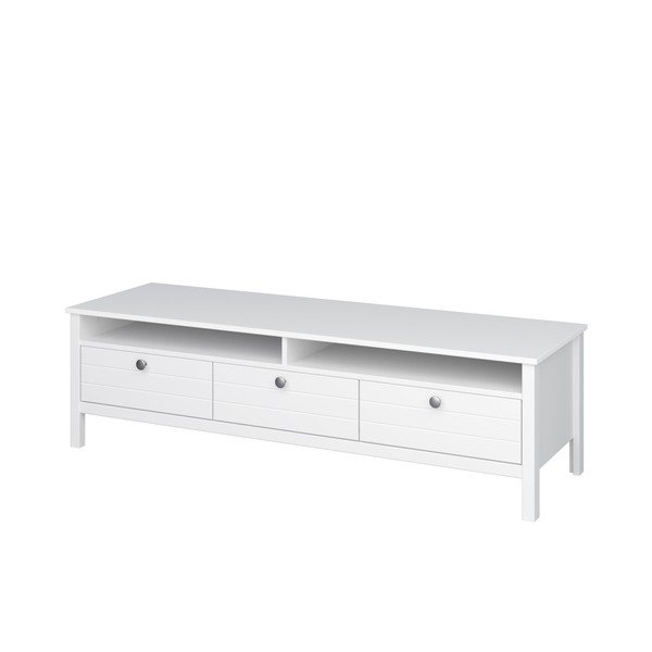 Norup fehér 3 fiókos TV-állvány - Støraa-image-3