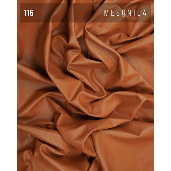 Konyakbarna bőr kanapé 207 cm Kobo – MESONICA-image-4