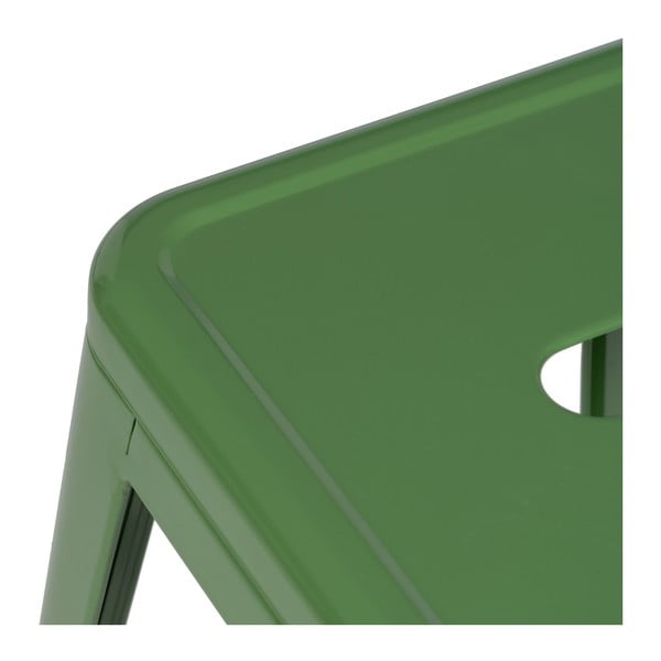 Zöld fém bárszék szett 2 db-os (ülésmagasság 61 cm) – Ixia-image-4