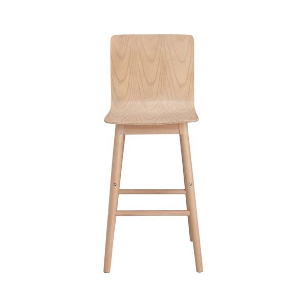 Natúr színű kaucsukfa bárszék (ülésmagasság 68 cm) Svensen – Ellos Home-image-2
