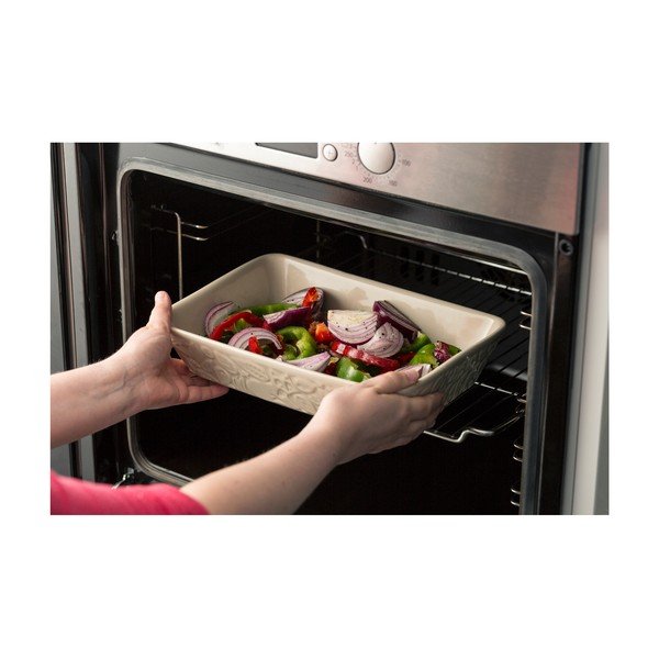 In the Forest krémfehér agyagkerámia sütőtál, 31 x 20 cm - Mason Cash-image-1