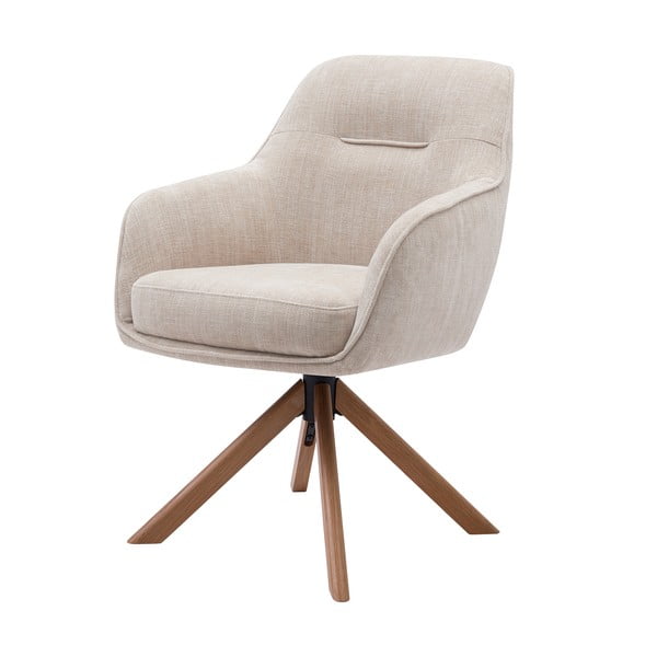 Krémszínű kárpitozott étkezőfotel szett 2 db-os Avola – Unique Furniture-image-4