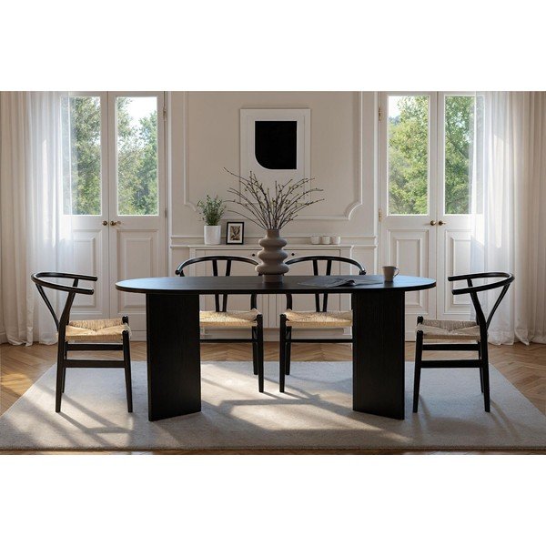 Matt étkezőasztal 89,5x180 cm Sablin – Kalune Design-image-1