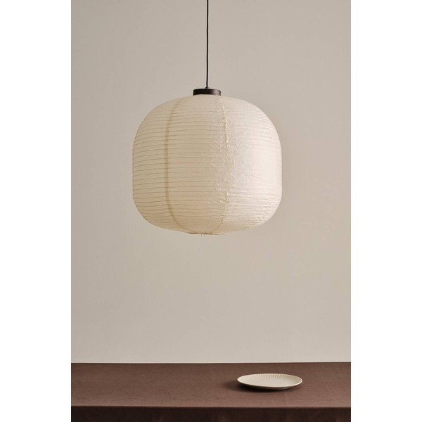 Bézs papír függőlámpa ø 65 cm Selma – Jotex-image-2