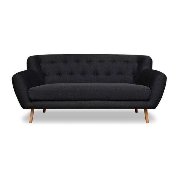 London antracitszürke kanapé, 162 cm - Cosmopolitan design