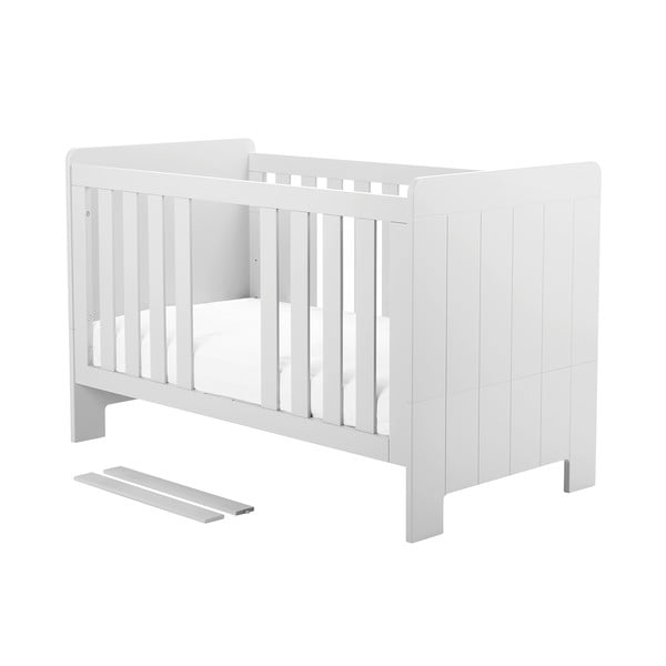 Calmo fehér variálható kiságy, 140 x 70 cm - Pinio-image-3