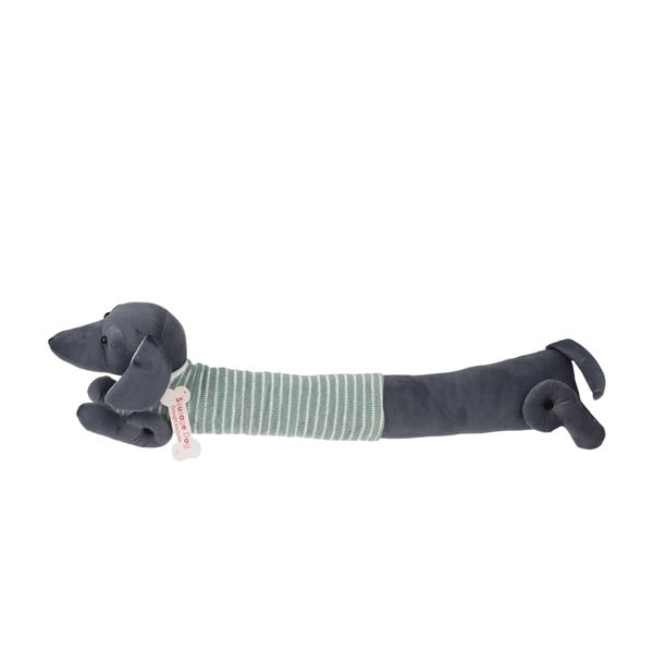 Zöld-szürke huzatfogó párna 17x76 cm Sausage Dog – Rex London-image-3