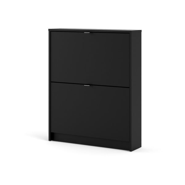 Fekete billenő ajtós cipőtartó Shoes – Tvilum-image-4