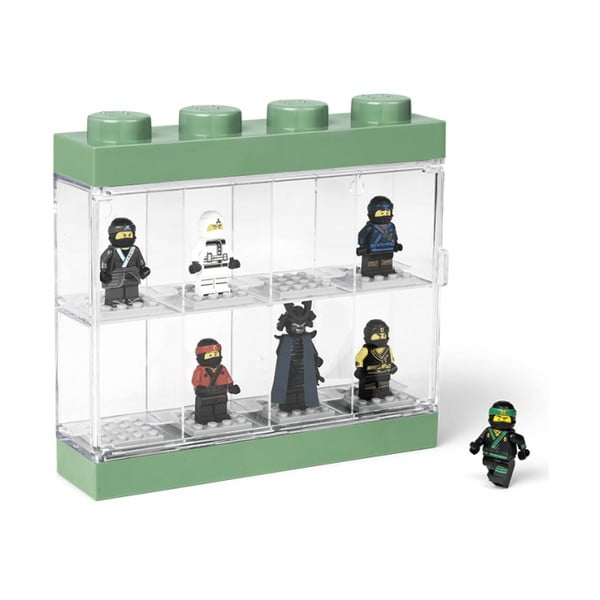 Zöldesfehér gyűjtődoboz 8 minifigurának - LEGO®