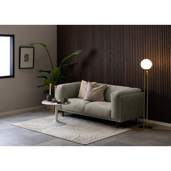 Fehér kerek dohányzóasztal kerámia asztallappal ø 60 cm Malta – Actona-image-2