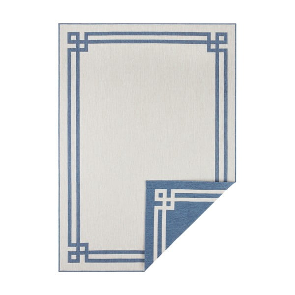 Manito kék-krémszínű kültéri szőnyeg, 80 x 150 cm - NORTHRUGS