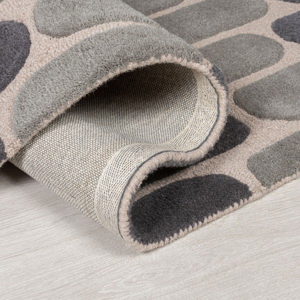 Fossil szürke gyapjú szőnyeg, 160 x 230 cm - Flair Rugs-image-1