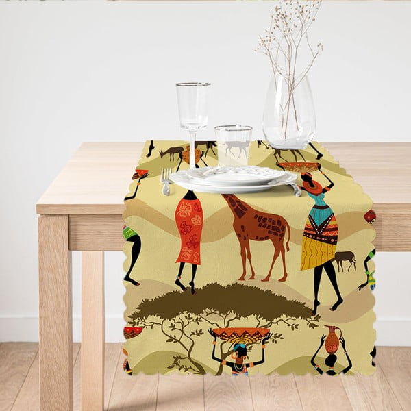 African Design asztali futó, 45 x 140 cm - Minimalist Cushion Covers