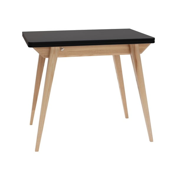 Bővíthető étkezőasztal fekete asztallappal 65x90 cm Envelope – Ragaba