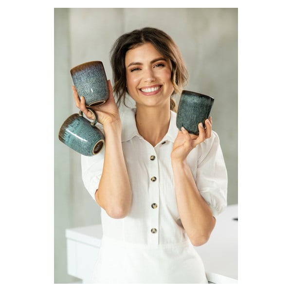 Like Lave türkiz-barna agyagkerámia bögre, 400 ml - Villeroy & Boch-image-3