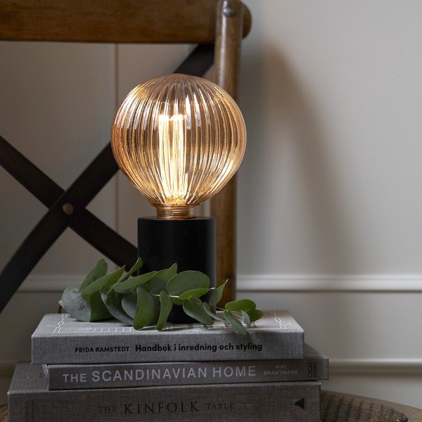 Meleg színű LED dekoratív  izzó E27, 1 W NGC Stripe – Star Trading-image-1