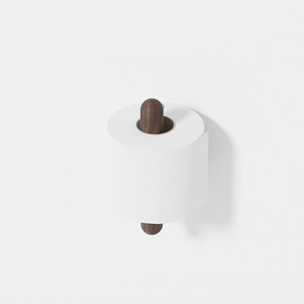 Yoku diófa fali wc-papír tartó - Wireworks-image-2
