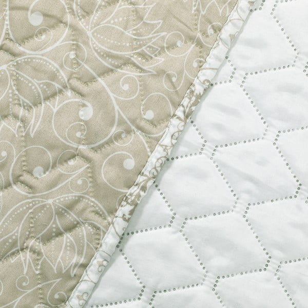 Malaga világosbarna kétoldalas mikroszálas ágytakaró, 220 x 240 cm - DecoKing-image-4