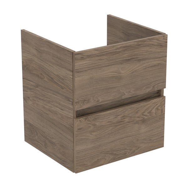 Natúr színű fali mosdó alatti szekrény diófa dekorral 50x55 cm Eurovit+ – Ideal Standard-image-1