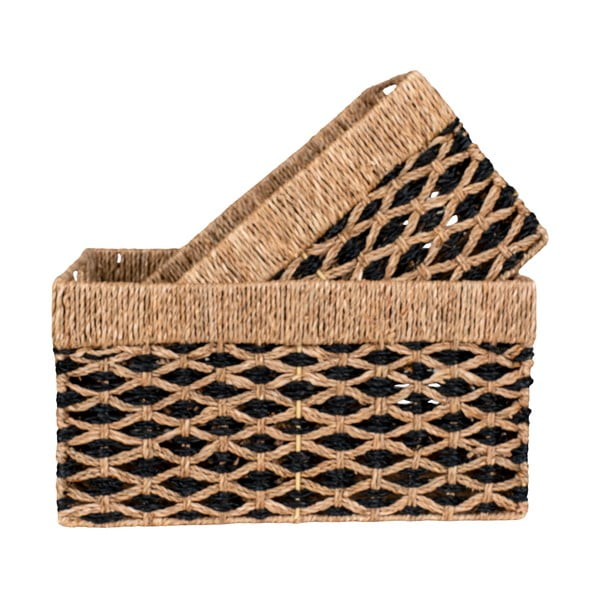 Tengerifű tárolókosár szett 2 db-os 25x40x21 cm Salar – House Nordic-image-2