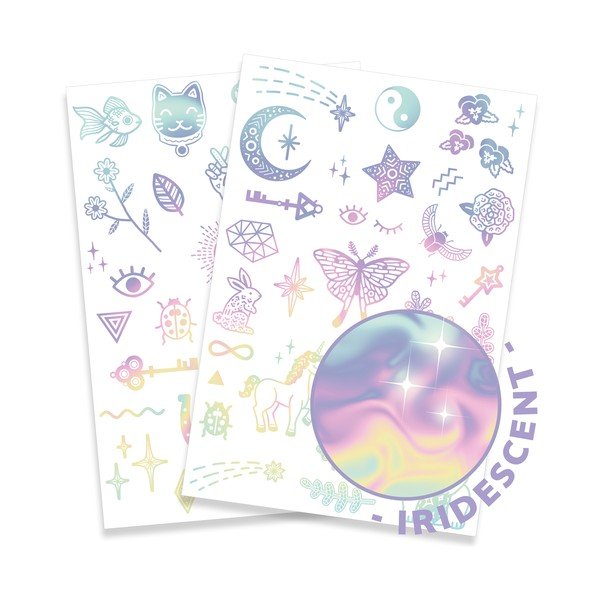 Rainbow Happiness tetováló szett gyerekeknek - Djeco-image-1