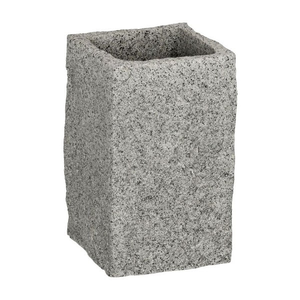 Granite szürke fogkefetartó pohár - Wenko-image-1