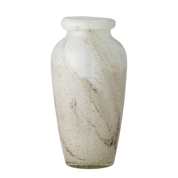 Fehér üveg váza Lenore – Bloomingville-image-2