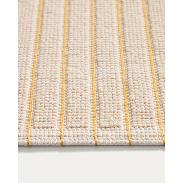 Sárga-bézs textil fürdőszobai kilépő 50x80 cm Merade – Kave Home-image-3