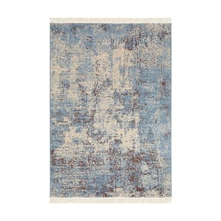 Kék-szürke szőnyeg újrahasznosított pamuttal, 80 x 150 cm - Nouristan