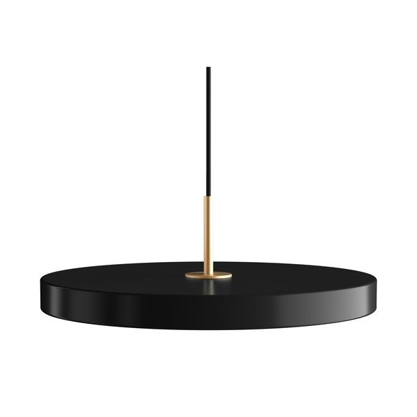 Fekete LED dimmelhető függőlámpa fém búrával ø 43 cm Asteria Plus Medium – UMAGE